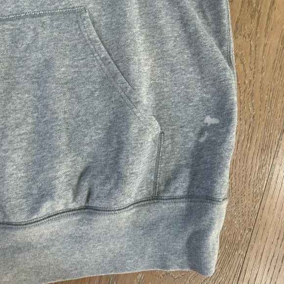 Isabel Marant Gray Cut Off Hoodie Small 36 Logo - Picture 8 of 8